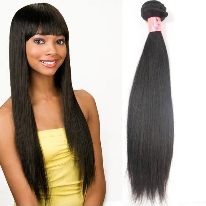 Extension De Cheveux Brésilienne 100% Naturelle - 1 Tressage De 60cm (24") - 65gr - Neuf